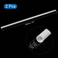 thumbnail image 2 of Tubo de PVC redondo rígido de plástico 6.8mm ID 8.8mm OD 500mm blanco para tubería de agua, manualidades, decoración, funda de cable 2 paquetes 10mm ID 12mm OD, 2 of 5