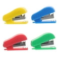 thumbnail image 2 of KAKOWELY 4pcs Cartoon Mini Desktop Stapler Hand Stapler Office Home Stapler (Random Color),1.57"X1.1"X0.67", 2 of 5