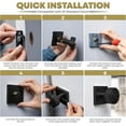 thumbnail image 3 of Mega Handles | Suana Passage Door Knob | Matte Black, 3 of 4