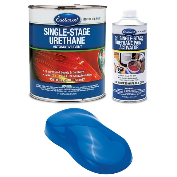 Eastwood 3:1 Coastal Highway Blue Single Stage Automotive Spray Paint 1 Sprayable Gallon Kit