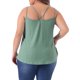 thumbnail image 3 of Camisetas sin mangas de talla grande Agnes Orinda para mujeres, con bordado de ojales, tirantes de espagueti y ajuste holgado, 2X, verde grisáceo, 3 of 6