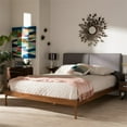 thumbnail image 2 of Bowery Hill Modern Upholstered Queen Platform Bed in Grey, 2 of 8