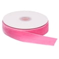 thumbnail image 1 of Cinta de Terciopelo Uxcell 1" x 10 Yardas Carrete de Una Cara Sedosa para Manualidades DIY Envoltura de Regalos Decoración de Moño Rosa, 1 of 5