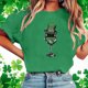thumbnail image 4 of Tejiojio Women's St Patrick's Day T-Shirt Lucky Irish Shamrock Paddy's Day Graphic Tees Tops, 4 of 6
