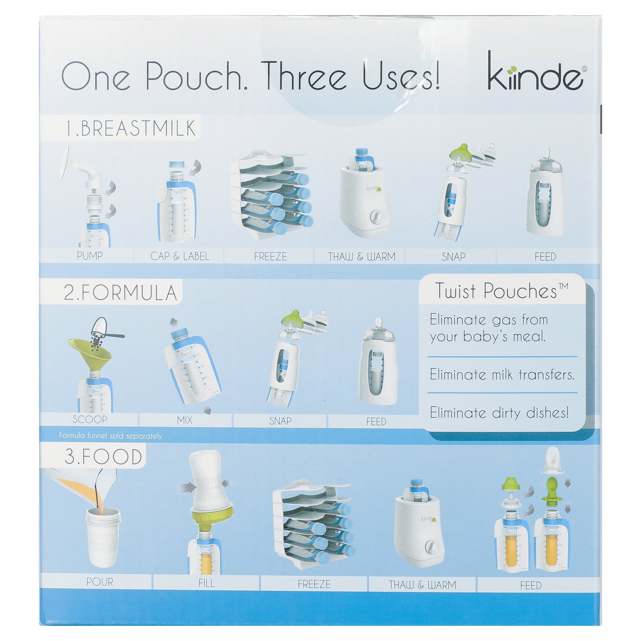 Kiinde Twist Pouches Kiinde Twist Breast Milk Storage Bags 40