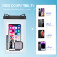 thumbnail image 4 of Universal IPX8 Waterproof Phone Case With Adjustable Neck Lanyard Phone Dry Bags compatible with, 4 of 5