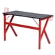 thumbnail image 2 of Escritorio de juegos FurnitureR para computadora oficina Rojo Negro GAMER DESK, 2 of 8