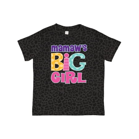 

Inktastic Mamaw s Big Girl Gift Toddler Toddler Girl T-Shirt