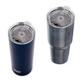 thumbnail image 3 of Built (Set of 2) 30-Ounce and 20-Ounce Double Wall Stainless Steel Tumblers, 30-Ounce Gunmetal, 20-Ounce Blue, 3 of 4