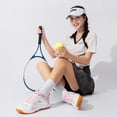 thumbnail image 6 of Lightweight Training Badminton Shoes Girls Tennis Shoes Women Court Shoes for Pickleball Sturdy Squash Shoes Sneaker, 6 of 6