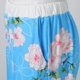 thumbnail image 4 of Gibobby Pijama algodón mujer Traje de dos piezas para mujer, conjunto de pijama a rayas, camisetas de manga corta y pantalones, ropa de dormir para correr(Azul,CH), 4 of 4