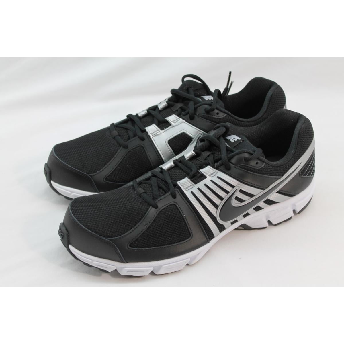 Posicionamiento en buscadores Buen sentimiento Prisionero Nike Downshifter 5 Mens Black/Silver Sneakers - Walmart.com