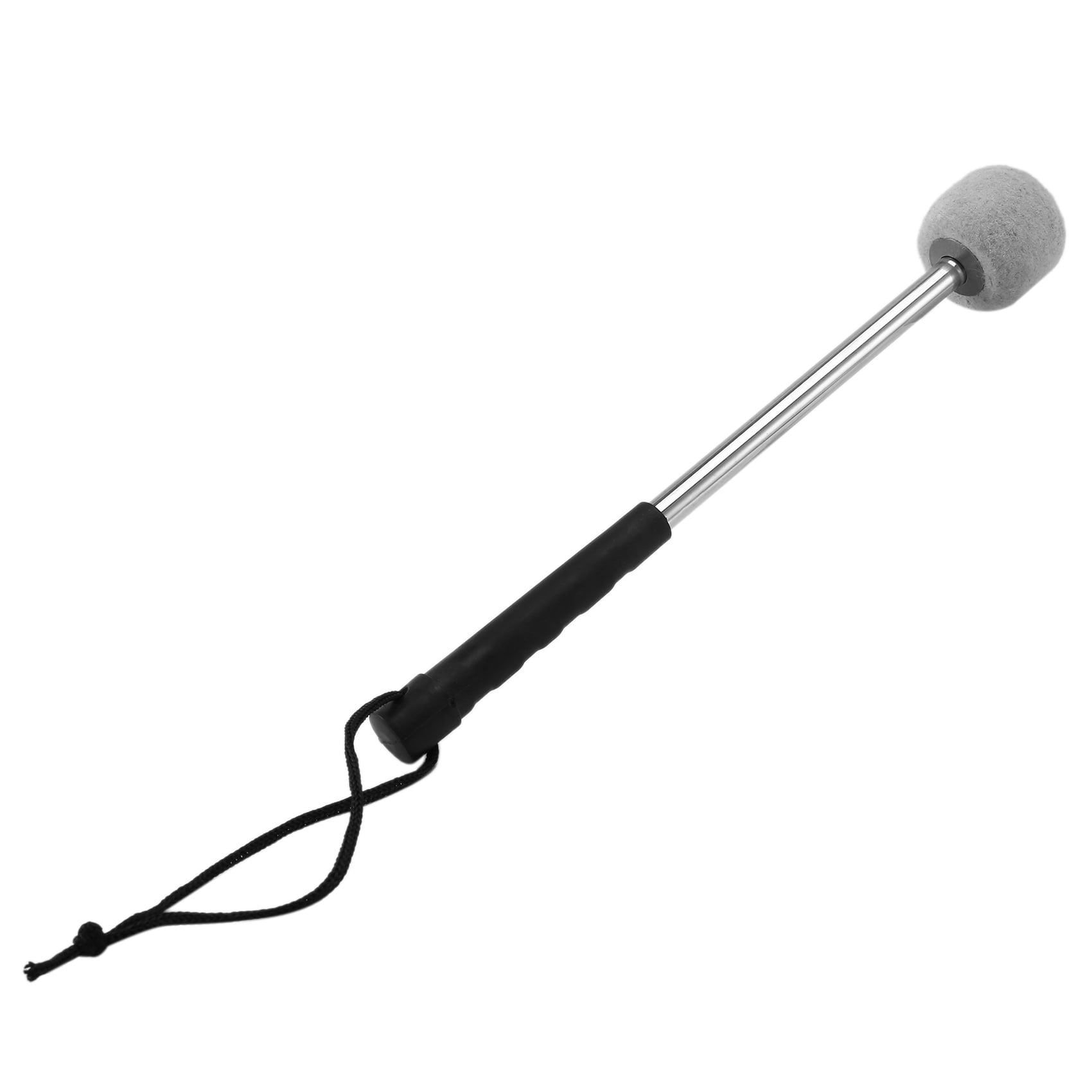 12Pcs Drum Mallet Felt Head Percussion Mallets Timpani Sticks with Stainless Steel Handle,White