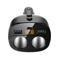 thumbnail image 2 of Binmer Car Mounted One To Three Lighter Car Socket One To Two USB Charger, 2 of 6