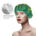 thumbnail image 5 of Tennis Rackets and Balls Shower Cap, Reusable Bath Hair Hat for all Hair Lengths Hair Cover with Elastic Band Double Waterproof Layers Bathing Hat, 5 of 5