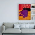 thumbnail image 3 of Trademark Fine Art 'Let Sleeping Dogs Lie' Canvas Art by Angela Bon, 3 of 3