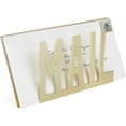 thumbnail image 5 of MyGift Modern Metal Cutout-Design Mail Holder, Brass-Tone, 5 of 5