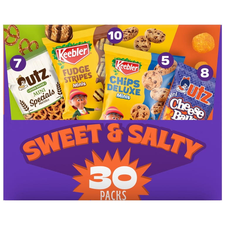 Keebler Sweet & Salty Variety Pack 30-Count includes Chips Deluxe