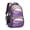 Purple and Gold, variant on Pink and Gold Marble Pattern Cute School Backpack Bag with Padded Back and Adjustable Shoulder Straps 16.9 X 12.6 X 5.9 Inches