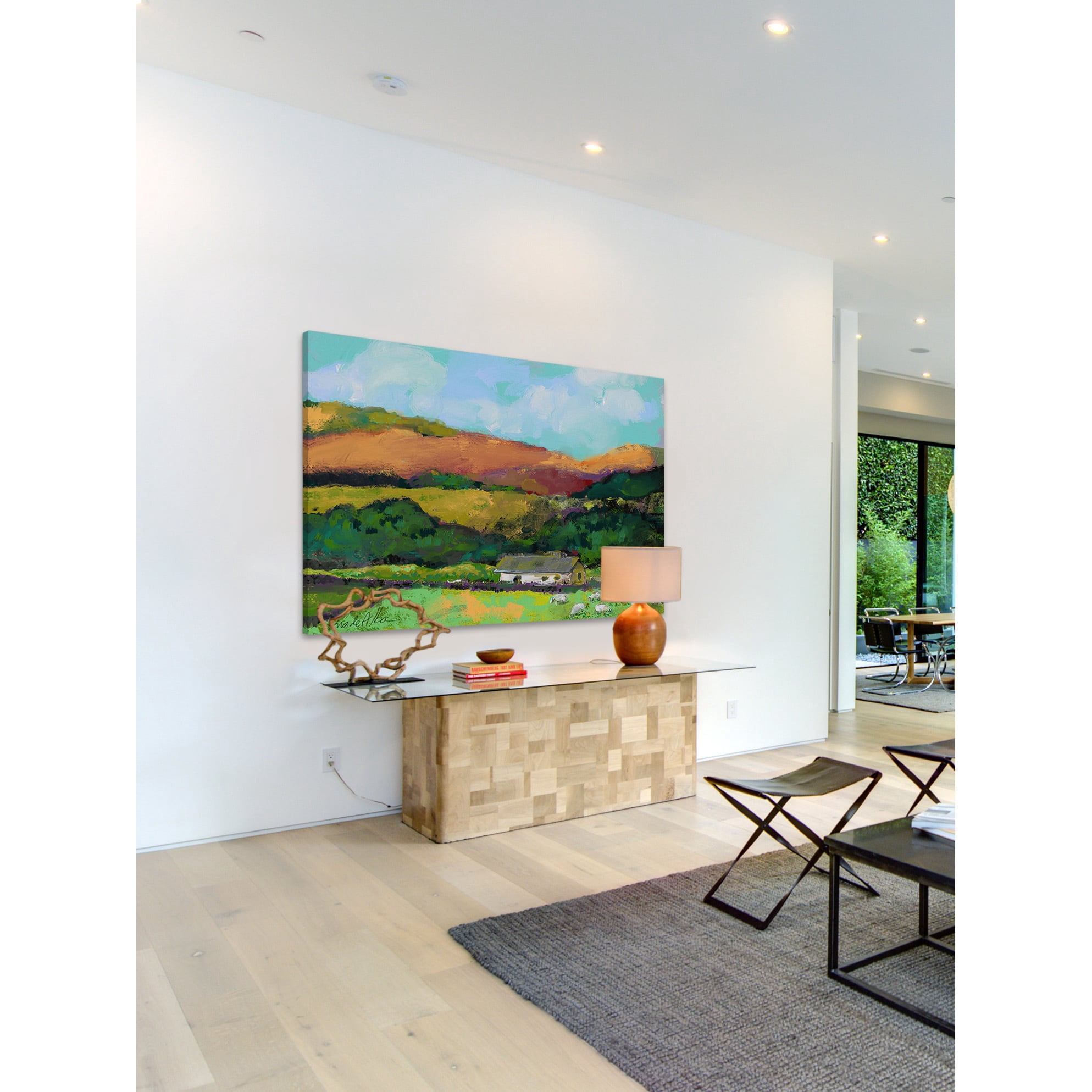 Marmont Hill "Cotswold Countryside" by Arthur Pina Painting Print on Wrapped Canvas