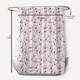 thumbnail image 5 of Simply Daisy 70" W x 73" L Holly Bush Polyester Shower Curtain, Light Pink [1 Ct], 5 of 5