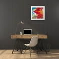 thumbnail image 3 of Gonzalez, Roberto 15x15 White Modern Wood Framed Museum Art Print Titled - Red Blizzard, 3 of 4