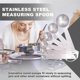thumbnail image 4 of Measuring Spoons, Stainless Steel Measuring Spoons Cups Set, Small Tablespoon with Metric and US Mea, 4 of 5