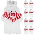 thumbnail image 6 of Gymnture 10 Christmas Gingerbread Man Juice Bottles with Scarf - Red/White, 6 of 10