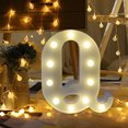 thumbnail image 3 of Kayannuo Clearance Alphabet LED Letter Lights Light Up White Plastic Letters Standing Hanging Q, 3 of 3