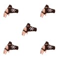 thumbnail image 1 of sweethay 1 par de guantes de medio dedo, guantes cómodos de invierno sin dedos, artesanía de punto delicada, fundas para mantener el calor, funda de Type2 sweethay CBP377215, 1 of 5