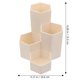 thumbnail image 2 of AURARMLET 1Ud Organizador De Cosméticos Beige De Plástico Con Compartimentos Para Escritorio, 2 of 6