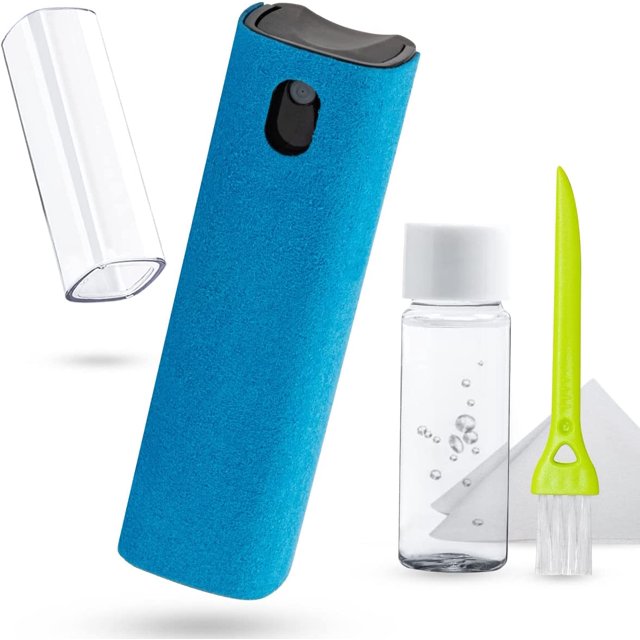 walrfid Laptop Screen Cleaner Spray and Wipe for Car Screens and Monitor, Phone Touchscreen Mist Cleaning Kit for Cellphone, Tablet, PC, Computer, LCD, Eyeglass, iPhone, iPad, Mac Pro - Blue