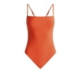 thumbnail image 5 of Free Assembly Women's and Women's Plus Square Neck One Piece Swimsuit, Sizes XS-1X, 5 of 5