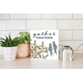 thumbnail image 4 of Gather Together Blue Birds Branch 10 x 10 Wood Tabletop Sign Plaque, 4 of 4