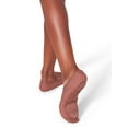thumbnail image 4 of Capezio Hanami® Canvas Ballet Shoe - Child | Mocha - Girls, 4 of 7