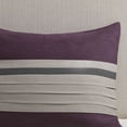 thumbnail image 4 of Madison Park Palmer Full 7 Piece Faux Suede Comforter Set in Purple, 4 of 6