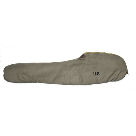 M1 Garand Fleece Lined Canvas Case with Carry Strap Marked JT&L 1944 Dark OD (Best Ammo For M1 Garand)