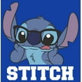 thumbnail image 2 of Men's Lilo & Stitch Silly Black Glasses  Graphic Tee Royal Blue Medium, 2 of 4