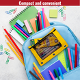 thumbnail image 2 of Schoolio Yellow Pencil Case for Kids Zipper Pencil Pouch for 3 Ring Binder, 2 of 6