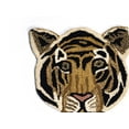 thumbnail image 6 of Vayan 2x2 ft Hand-Tufted Tiger Head Accent Rug – Soft Decorative Animal-Shaped Rug for Kids’ Rooms, Nurseries & Home Décor, 6 of 7