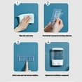 thumbnail image 6 of Harliver Soap Dispenser Wall Mount, 500ml/17oz Dual Compartments Hand Liquid Shampoo Shower Gel Dispenser, Manual Household Shampoo Conditioner Body Wash Dispenser for Bathroom Kitchen Office, 6 of 8