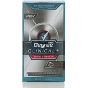 Degree Clinical + Anti-Perspirant & Deodorant Solid Sport Strength 1.70 oz (Pack of 6)