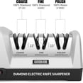 thumbnail image 2 of Electric Knife Sharpener - Professional 3-Stage  Abrasive System with Precision Angle Guides for Kitchen Knives, 2 of 6
