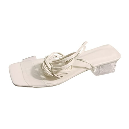

Quealent Adult Women Sandal Women s Sandals with Arch Support Size 11 Ladies Fashion Solid Color Leather Fish Mouth Back Sandals for Women Pumps Beige 8.5