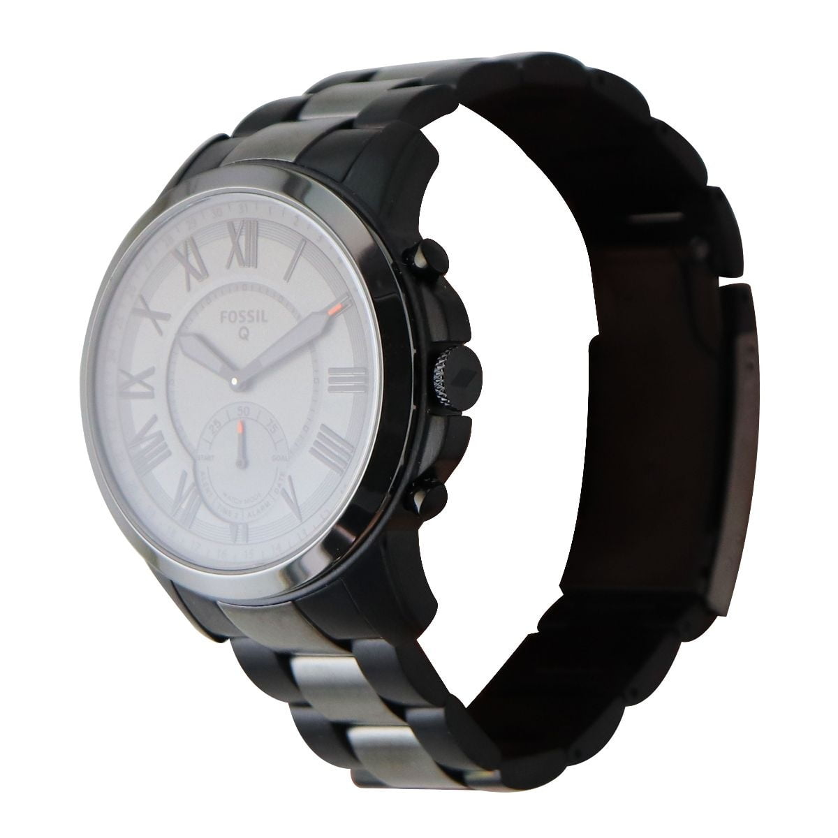 Fossil - Fossil Q Mens Grant Stainless Steel Hybrid Smartwatch - Grey (Model: FTW1139
