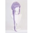 thumbnail image 3 of Light Purple Braided Braid with Fluffy Bangs Wig for Cosplay Qiqi Anime Wig Halloween Costume Party Wig lavender -, 3 of 4