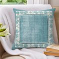 thumbnail image 3 of Pillow Covers 24x24 Set of 2, Teal Green Beach Coastal Throw Pillow Covers Decorative Couch Cushion Cover, Summer Nautical Starfish Shell Coral Vintage Microfiber Soft Pillowcases for Bed Sofa, 3 of 9