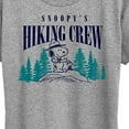 thumbnail image 3 of Peanuts - Snoopy Hiking Crew - Women's Short Sleeve Graphic T-Shirt, 3 of 6