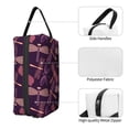thumbnail image 3 of XMXT Large Capacity Makeup Pouch Bag, Colorful Art Dragonfly Make Up Storage Bag Cosmetic Travel Toiletry Bags for Women Men, One Size, 3 of 9