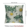 thumbnail image 4 of nygtbtfer  Pillow Set of 2Beige Bufflo Plaid Daisy Eucalyptus Leaves Decorative White Grey Throw Pillow Covers Bloom with Grace Pillowcase Spring Summer Decorations Farmhouse Decor White, 4 of 7